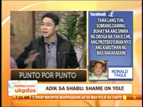 Punto por Punto: 'Shame campaign' targets drug trade in Naga