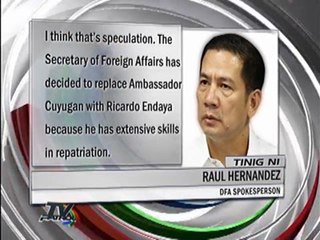 Infighting reports mar replacement of envoy to Syria