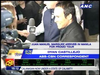 Marquez in Manila to promote fight vs Pacquiao
