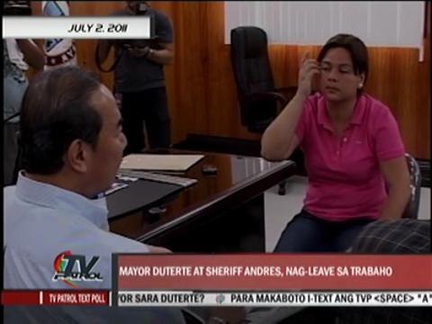 Duterte, Andres go on leave as DILG starts probe