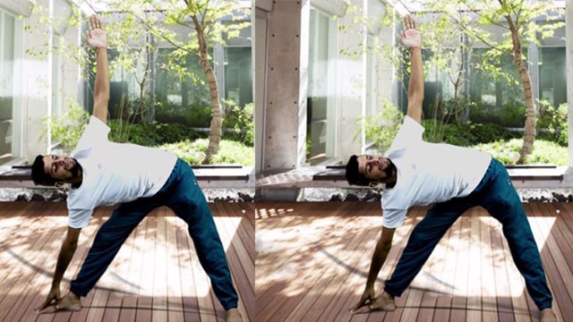 Yoga to get Hips and thighs in Shape | उत्तीथा त्रिकोणासन से शेप में आएंगे जांघ - हिप्स | Boldsky