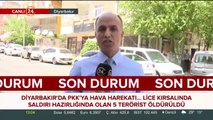 Diyarbakır'da PKK'ya hava harekatı
