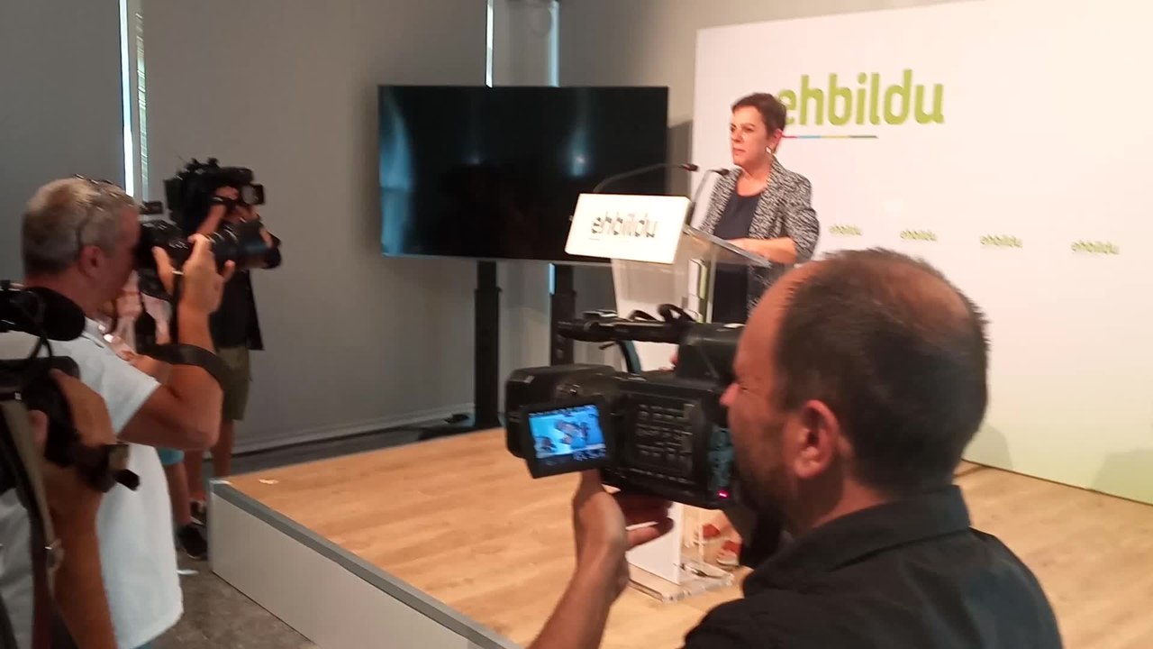 Mertxe Aizpurua, portavoz de EH Bildu en el Congreso