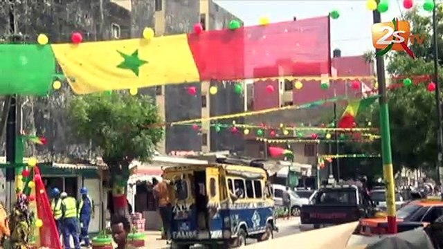 LES RUES DE DAKAR EN COULEUR POUR LA GRANDE FINALE DE CE SOIR