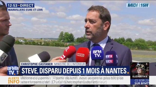 Disparition de Steve: Christophe Castaner rappelle qu' il y a une double-enquête judiciaire sur la disparition et les modalités d'intervention de la police
