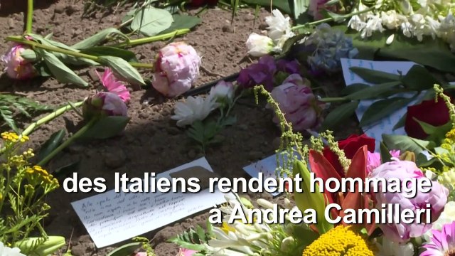 Sous les cyprès d'un cimetière romain repose Andrea Camilleri