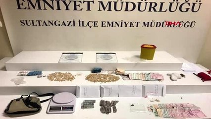 İSTANBUL-SULTANGAZİ'DE SURİYELİ UYUŞTURUCU SATICILARINA OPERASYON