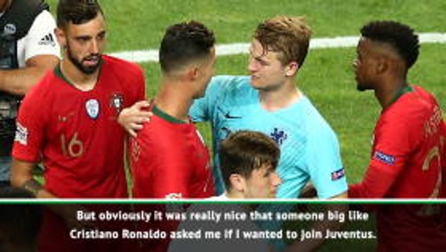 Ronaldo asked if I wanted to join Juventus - De Ligt