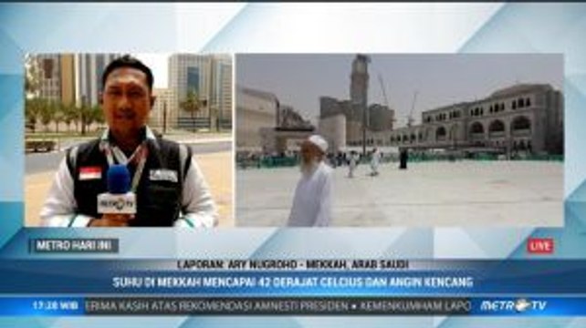 Cuaca di Mekkah Mencapai Suhu 42 Derajat Celcius