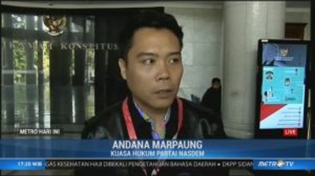 Sidang Sengketa Pileg, Partai NasDem Bacakan Gugatan atas PSU