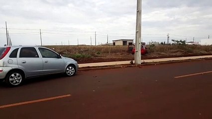 Acidente entre carros é registrado no Bairro Floresta