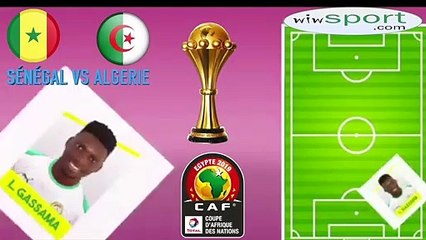 Finale Sénégal vs Algérie: Voici le onze probable des lions ! Bonne Chance Gaïndé 