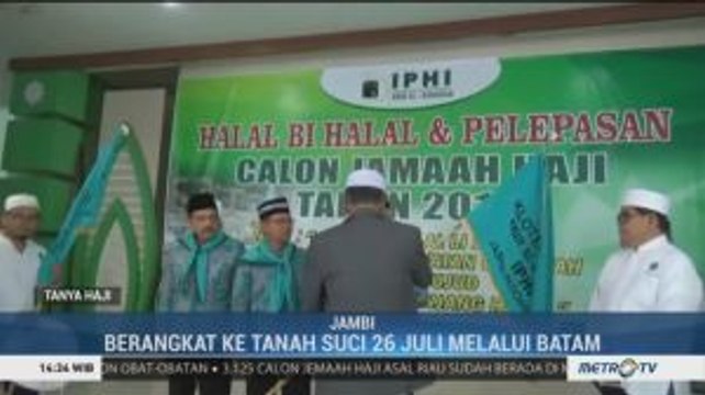 105 Calhaj Asal Jambi Diberangkatkan ke Tanah Suci