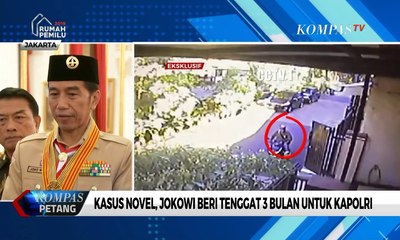 Minta Selesaikan Kasus Novel, Jokowi Beri Tenggat 3 Bulan Untuk Kapolri