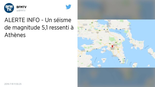 Grèce : Un fort séisme ressenti à Athènes, les lignes téléphoniques perturbées