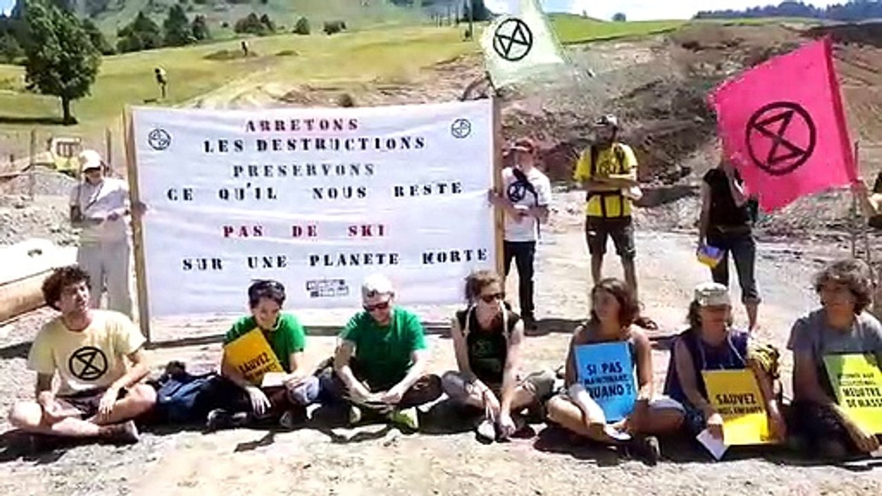 Extinction rébellion au Grand-Bornand