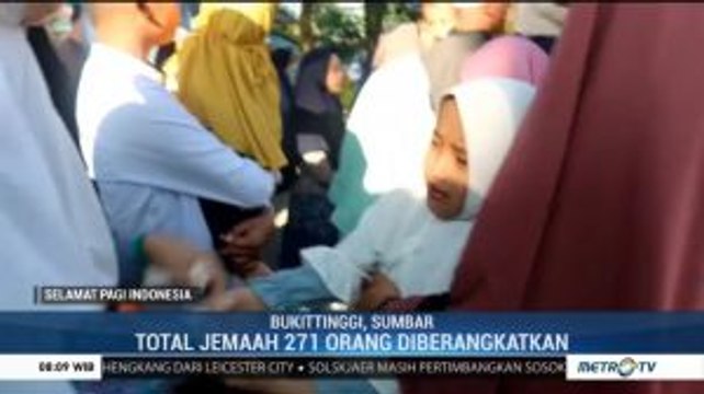 Suasana Haru Warnai Keberangkatan JCH Asal Bukittinggi