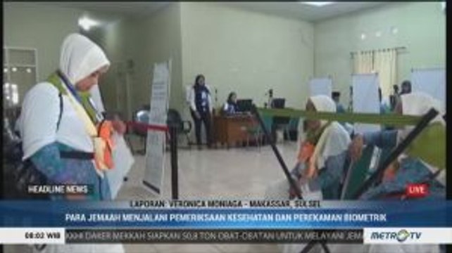 Jelang Keberangkatan, Jemaah Calhaj Makassar Jalani Pemeriksaan Kesehatan