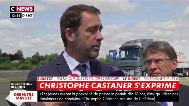 Des policiers mis en cause dans des violences contre des Gilets jaunes décorés: S'il y a des sanctions administratives ou judiciaires, elle sera retirée», assure Christophe Castaner