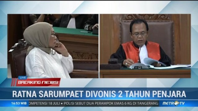 Ratna Sarumpaet Divonis 2 Tahun Penjara