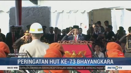 Download Video: Jokowi Jadi Inspektur Upacara HUT ke-73 Bhayangkara