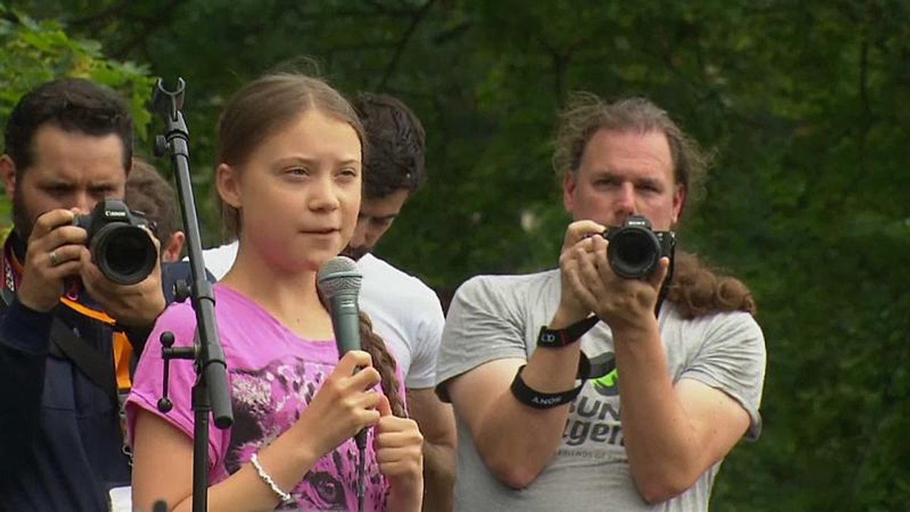 Greta Thunberg bei Fridays for Future in Berlin