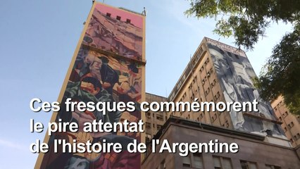 25 ans après, l'attentat de l'Amia sur les murs de Buenos Aires