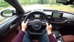 2019 Audi RS6 Performance 605hp POV Test Drive on Autobahn and Road