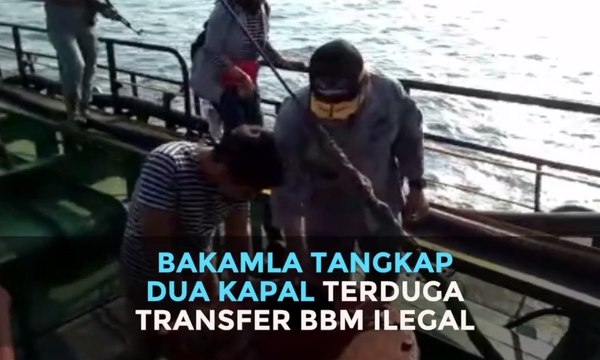 Bakamla Tangkap Kapal Terduga Transfer BBM Ilegal