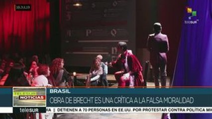 Brasil: presentan obra "Luz en la Oscuridad" de Bertolt Brecht