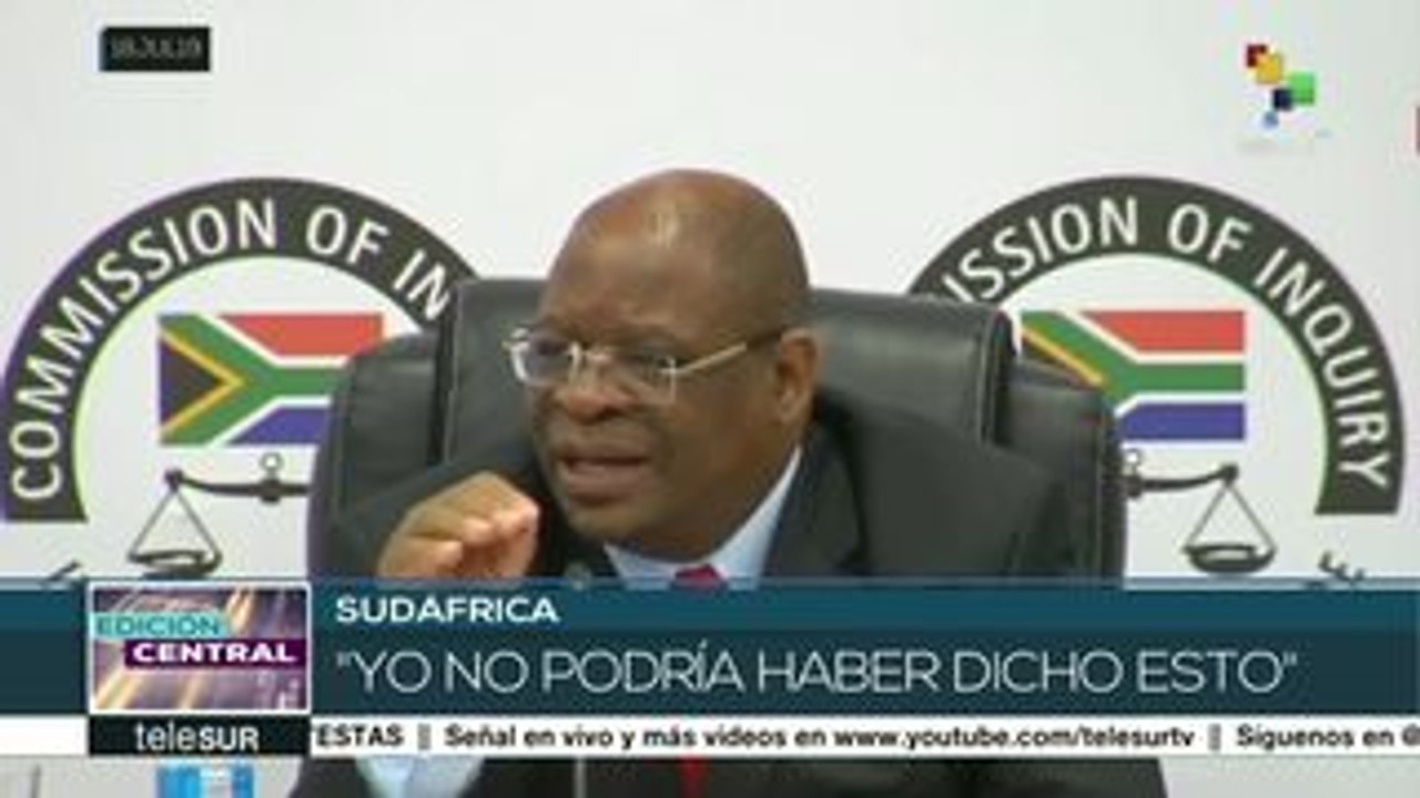 Sudáfrica: Zuma comparece por tercer día ante Comisión Investigadora
