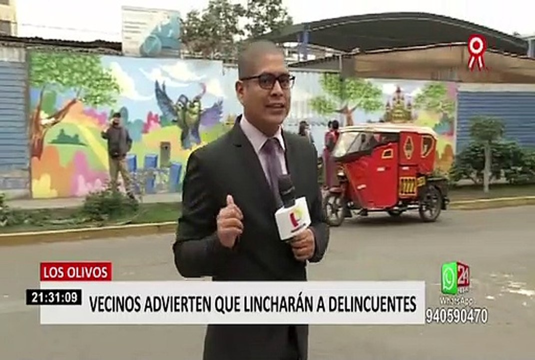 Los Olivos: vecinos amenazan con linchar a delincuentes que atrapen