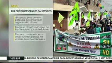Temas del Día:  Perú: sector salud y campesino en huelga