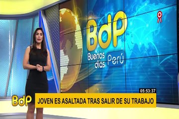Cercado de Lima: joven sufrió violento asalto tras salir de su trabajo