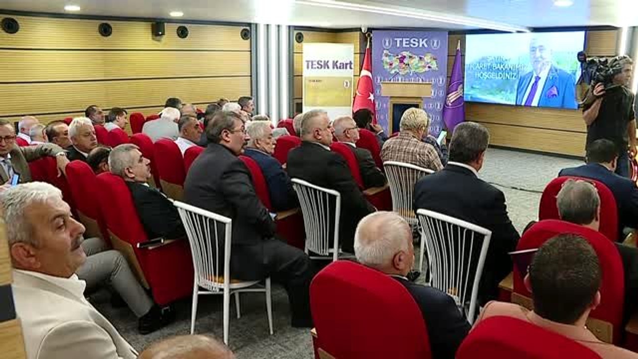 Bakan Pekcan esnaf ve sanatkarın sorunlarını dinledi (1)