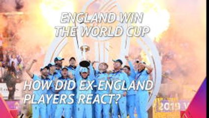 Ex-England players react to England's World Cup win
