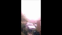 Lightning strike in Northampton