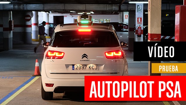 Así aparca el coche autónomo de Citröen