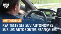 PSA teste ses SUV autonomes sur les autoroutes françaises