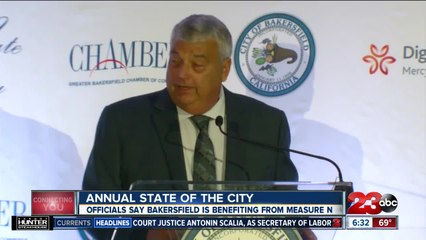 The city of Bakersfield in "excellent shape" according to outgoing city manager