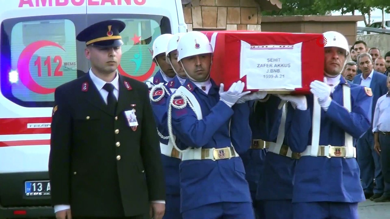 Şehit Binbaşı Zafer Akkuş için tören düzenlendi