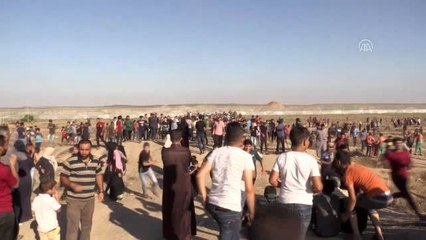 İsrail askerleri Gazze sınırında 74 Filistinliyi yaraladı