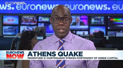 Earthquake hits near the Greek capital, Athens