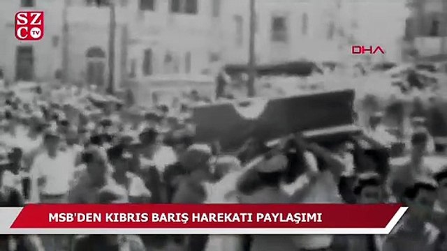 MSB'den Kıbrıs Barış Harekatı paylaşımı