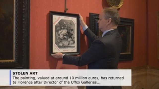 Germany returns painting stolen by Nazis to Florence