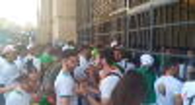 Algeria fans storm the gates ahead of AFCON final