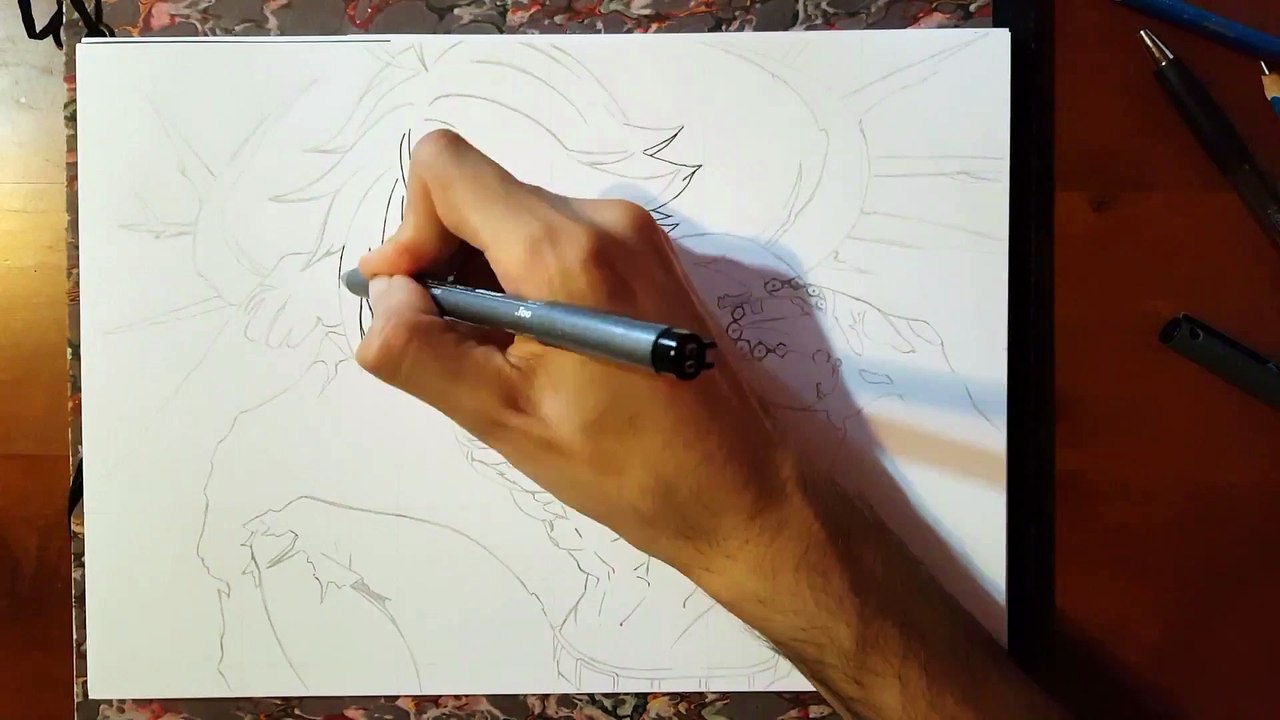 Drawing Meliodas Demon - Nanatsu no Taizai (Seven Deadly Sins)