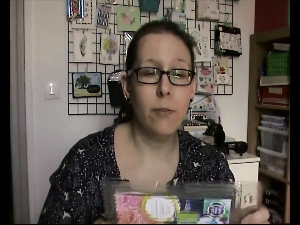 Blabla / BAL - courriers reçus / Test tampons bois d'Action "Scrapbooking"