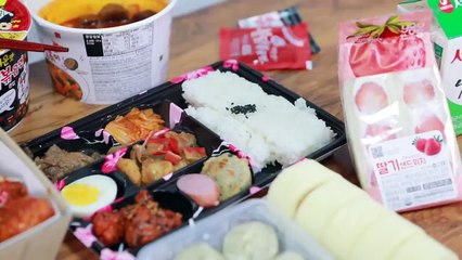 Yang soo bin)편의점 음식 뿌셔뿌셔~ korea Convenience store food --