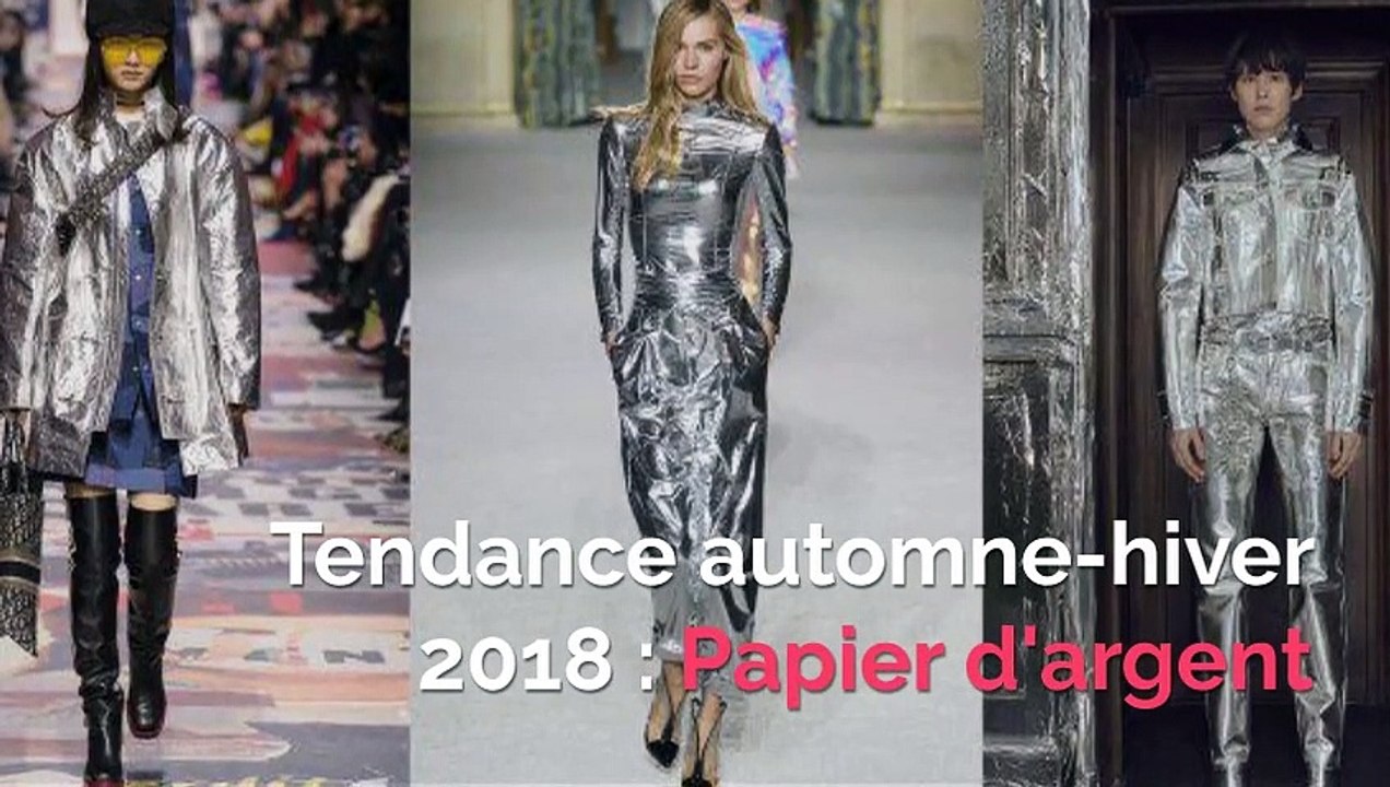 La mode papier d'argent